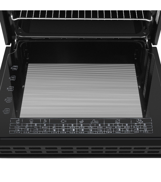 Шкаф духовой электрический Maunfeld AEOD60103G1, 60л, дверца с 3 стеклами, графит