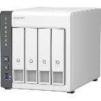 Сетевое хранилище SMB QNAP TS-433-4G NAS 4 HDD trays. ARM 4-core Cortex-A55 2.0GHz, ram 4 Gb (max), 1x1GbE, 1x2.5GbE, 2xUSB 2.0 port,1xUSB 3.2 Gen 1, фото3