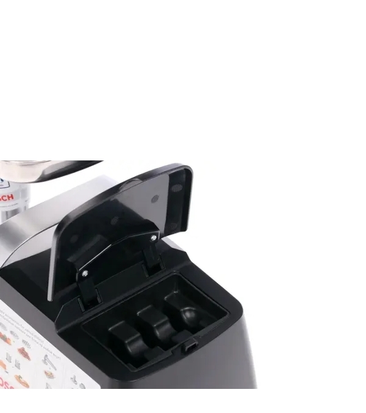Мясорубка электрическая Bosch MFW68640 черный, 2200 Вт, 4.3 кг/мин, реверс, металлический лоток, насадки - 5