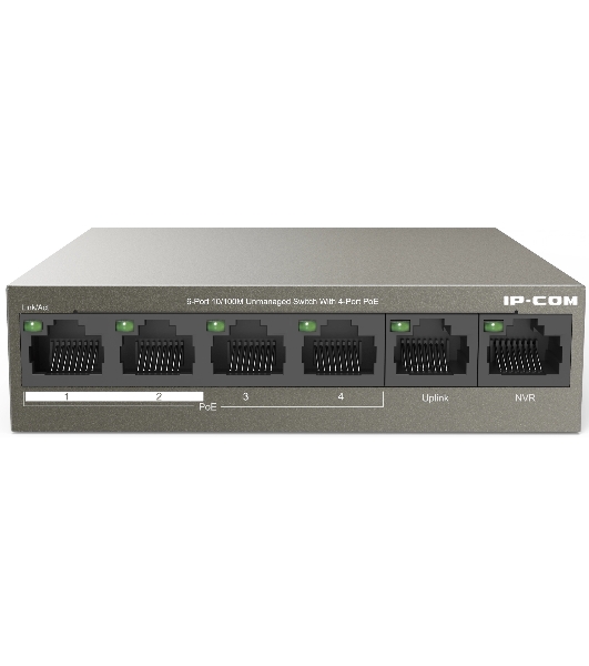 Коммутатор IP-COM F1106P-4-63W 6PORT 4POE