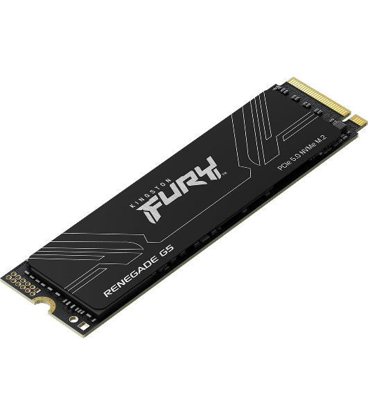 Накопитель SSD Kingston Fury Renegade, 4096Gb, M.2(22x80мм), NVMe, PCIe 5.0 x4, 3D TLC, R/W 14800/14000MB/s, IOPs 2 200 000/2 200 000, TbW 4000, DWPD 0.5 (12 мес)