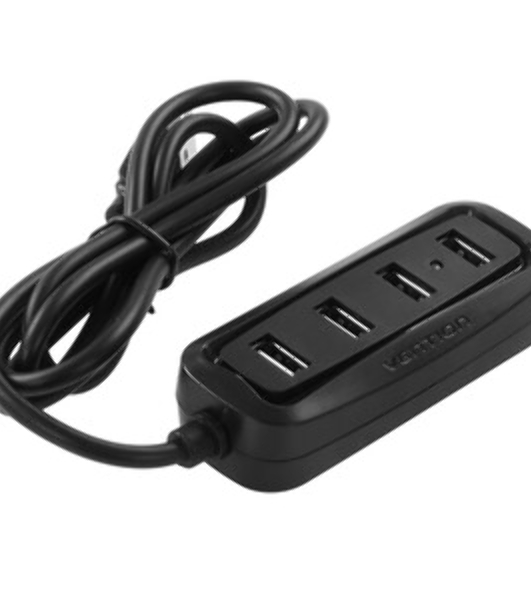 USB-концентратор Vention VAS-J43-B100, USB 2.0, USB 4 порта, USB