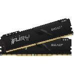 Оперативная память Kingston Fury Beast, DDR4, 16GB (2x8GB), 3200MHz, CL16, DIMM, с радиатором, черный, фото8