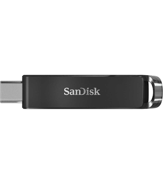 Флешка USB Sandisk CZ460 Ultra (SDCZ460-128G-G46), 128Gb, USB Type-C, R/W 150/30, черный