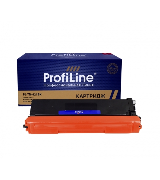 Картридж ProfiLine PL-TN-421BK для принтеров Brother DCP-L8410/DCP-L8410CDW/HL-L8260/HL-L8260CDW/HL-L8360/HL-L8360CDW/MFC-L8690CDW/MFC-L8900CDW черный 3000 копий