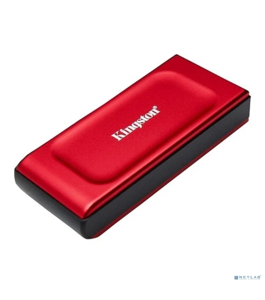 Внешний SSD Kingston XS1000, 1TB, USB 3.2 Gen 2 Type-C, R/W 1050/1000, красный