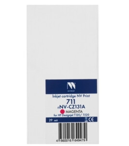 Картридж лазерный NVPrint совместимый HP Q6473A/Canon 711 Magenta для LaserJet Color 3505/3505x/3505n/3505dn/3600/3600n/3600dn/3800/3800n/3800dn/3800dnt/Canon LBP-5300/5360/MF-9130/9170/9220Cdn/9280Cdn (4000k)