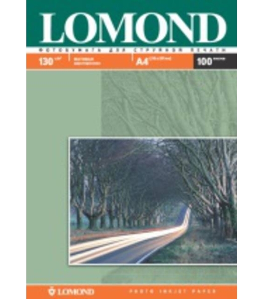 Фотобумага Lomond 0102004 A4/130г/м2/100л./белый матовое/матовое для струйной печати