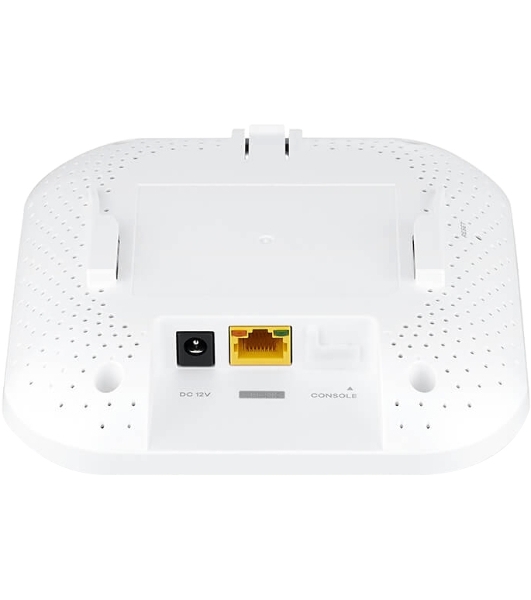 Гибридная точка доступа Zyxel NebulaFlex NWA50AX, WiFi 6, 802.11a/b/g/n/ac/ax (2,4 и 5 ГГц), MU-MIMO, антенны 2x2, до 575+1200 Мбит/с, 1xLAN GE, PoE, без поддержки Captive portal и WPA-Enterprise, защ
