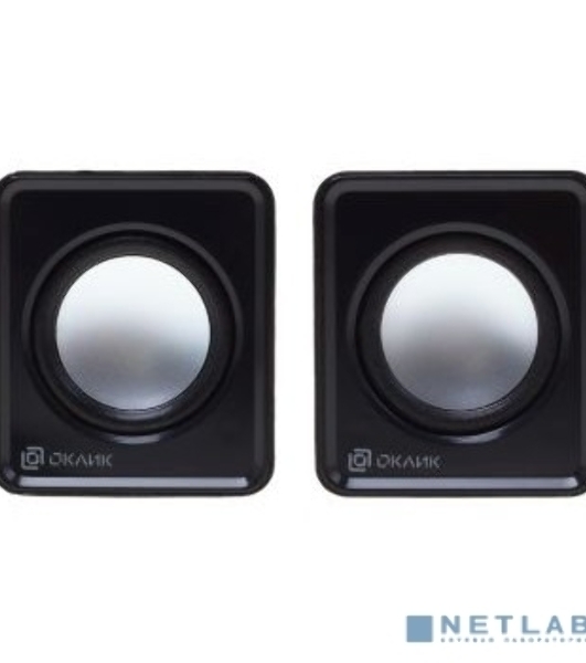 Акустическая система Oklick OK-331 2.0 черный 6Вт