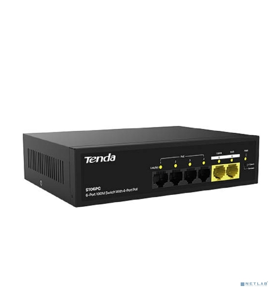 Коммутатор Tenda S106PC 6PORT 100M