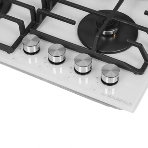 Газовая варочная панель Maunfeld EGHG.64.6CW/G, 4 конфорки, закаленное стекло, белый, фото34