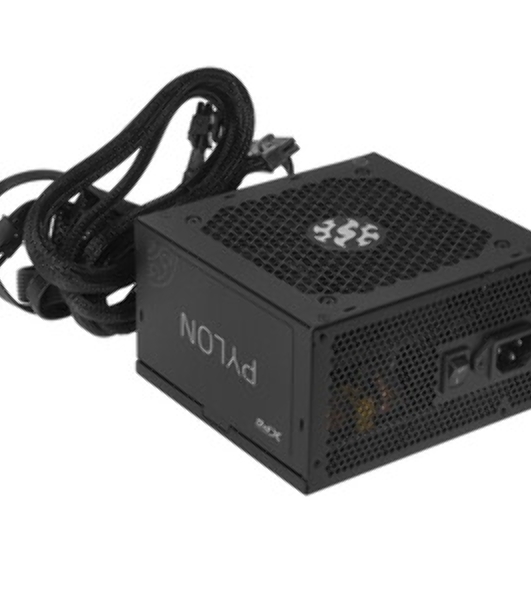 Блок питания ADATA XPG XPG 550 (PYLON550B-BKCEU), 550Вт, 80 PLUS Bronze, 120мм, черный