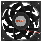 Вентилятор для корпуса Rexant RХ 12038MS 12 VDC черный, 120 мм, 2300 об/мин, 36 дБ, 2 pin, фото6