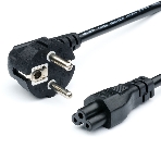Кабель питания GoPower евровилка CEE 7/7-IEC 320 C5 1.8м ПВХ 0.75мм черный (1/10/160), фото 1