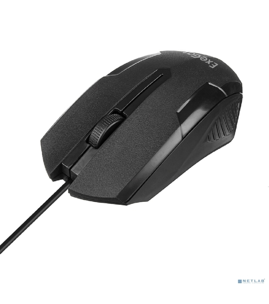 Мышь проводная ExeGate SH-9025L OEM черный, 1000 dpi, USB, кнопки - 3