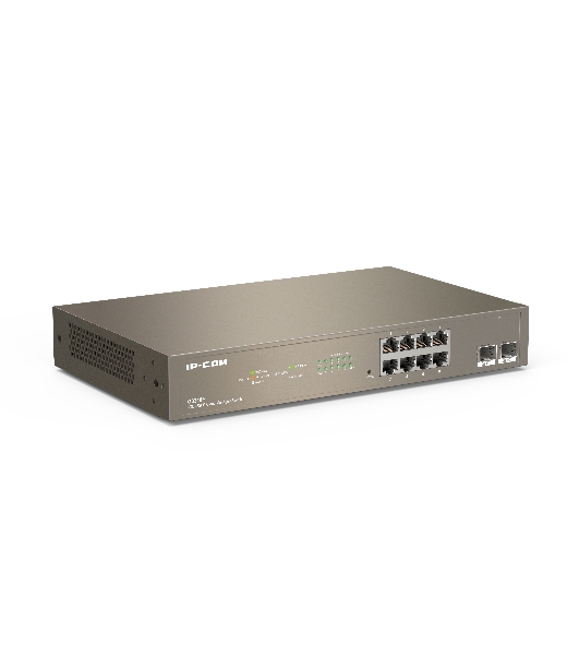 Коммутатор управляемый IP-COM G3310F, настенный, 1000 Мбит/сек, 8 port, SFPx2