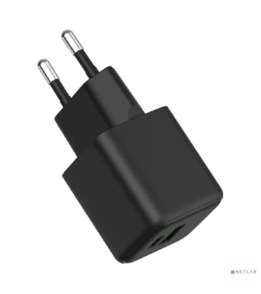 Сетевое зарядное устройство Rexant с двумя портами USB-A и Type-C, 20Вт GaN