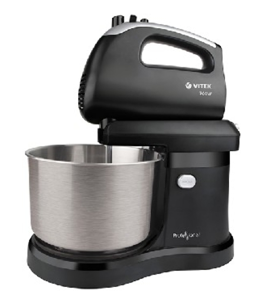 Миксер Vitek VT-1417 ST, 700 Вт, 2,8л., с чашей, черный