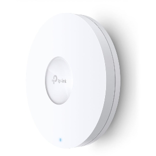 Точка доступа TP-Link 11AX dual-band ceiling access point, up to 1200 Mbit/s at 5 GHz and up to 574 Mbit/s at 2.4 GHz, 1 10/100/1000Mbps LAN port, support PoE 802.3at standard, support BSS coloring, Seamless Roaming, Mesh, Band Steering, Airtime Fairness, MU-MIMO, ma