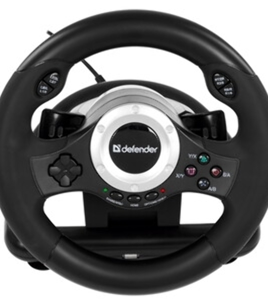 Игровой руль Defender TURBO PRO PC/PS3/PS4/XBOX