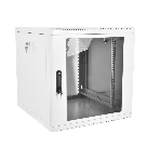 Шкаф телекоммуникационный настенный разборный 9U (600 × 520), съемные стенки, дверь стекло, фото8