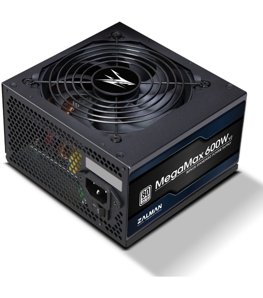 Блок питания Zalman ZM600-TXII V2 Retail, 600Вт, 80 PLUS, 120мм, черный