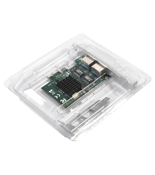 Сетевой адаптер ExeGate EXE-BCM5720 (PCI-E x1 v2.0, порты 2xRJ45, 10/100/1000Mbps, Gigabit Chipset Broadcom BCM5720)