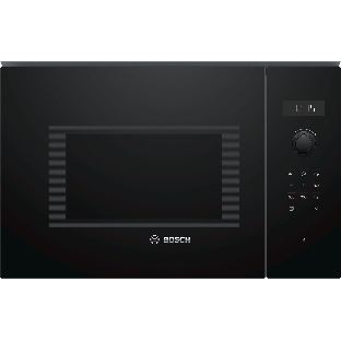 Микроволновая печь встраиваемая Bosch BFL554MB0 черный, 25 л, 900 Вт, переключатели - поворотный механизм/сенсор
