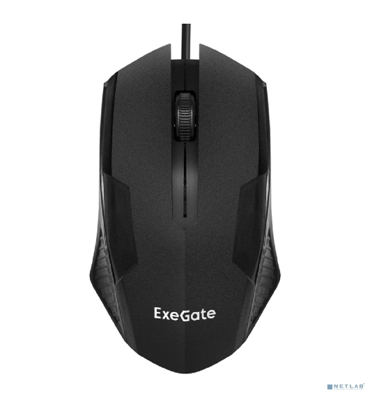 Мышь проводная ExeGate SH-9025L OEM черный, 1000 dpi, USB, кнопки - 3