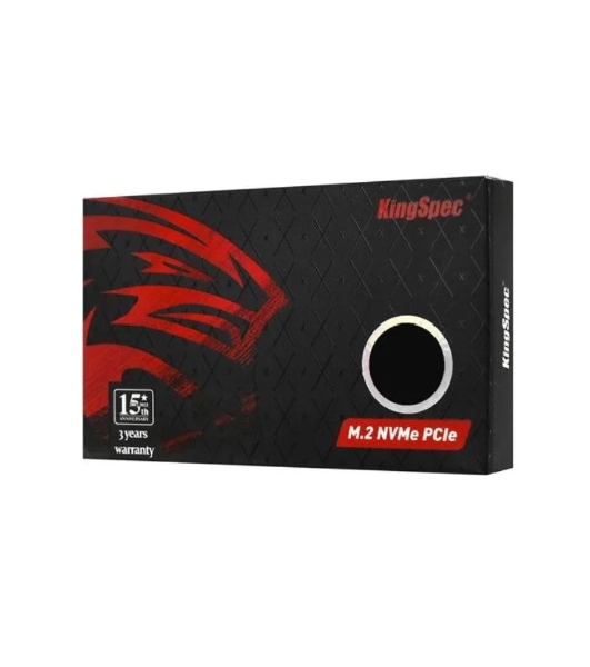 Накопитель SSD KingSpec NX-512, 512Gb, PCIe 3.0 x4, M.2 2280, NVMe, R/W 3400/3100