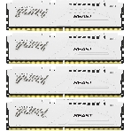 Оперативная память Kingston Fury Beast, DDR5, 64Gb (4x16 Gb), 6000 MHz, CL40, DIMM, радиатор, белый, фото4