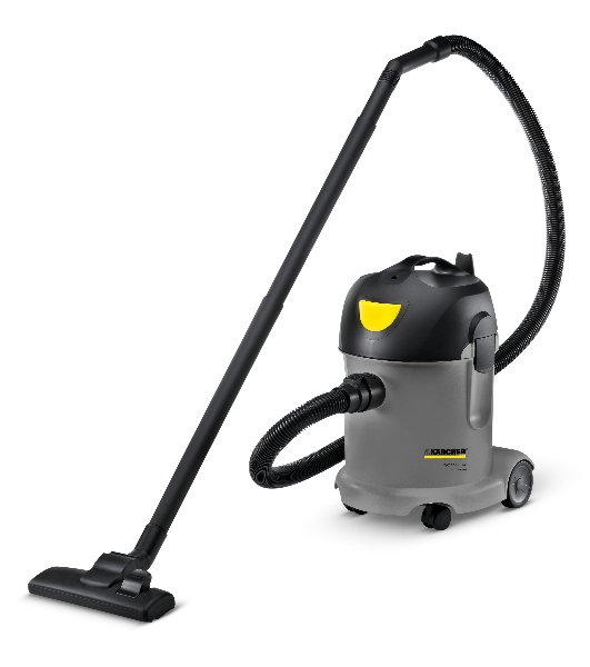 Пылесос Karcher T 14/1 Classic серый/желтый, 240/1600 Вт, уборка сухая, пылесборник мешок 14 л