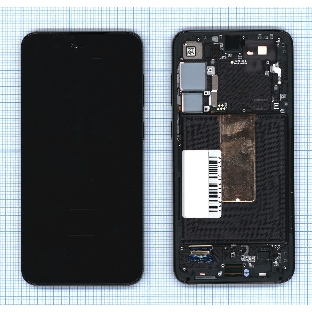 Дисплей для Samsung Galaxy S23 Plus 2023 S916B в сборе с тачскрином ServicePack черный GH82-30476A