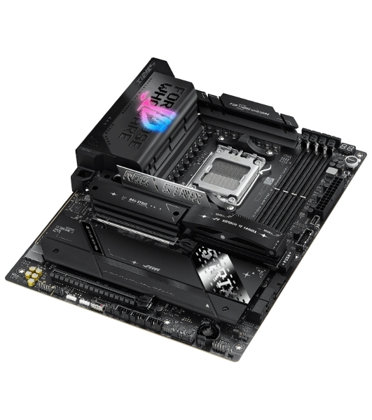 Материнская плата ASUS ROG STRIX X870E-E GAMING WIFI, AM5, AMD X870E, 4xDDR5, 4xSATA, 5xM.2, 1xPCI-E 5.0 x16, 1xPCI-E 4.0 x4, 1xHDMI, 1xUSB-C 3.2 Gen 2, 1xUSB-C 3.2 Gen 2x2, 2xUSB-C 4.0, 1x 5Gb LAN, 9xUSB-A 3.2 Gen 2, 2x3.5 мм, TOSLINK, 1xWi-Fi 7, ATX