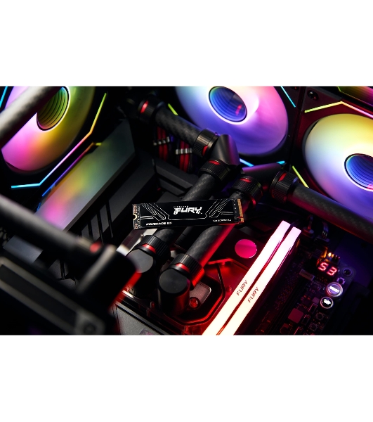 Накопитель SSD Kingston Fury Renegade, 4096Gb, M.2(22x80мм), NVMe, PCIe 5.0 x4, 3D TLC, R/W 14800/14000MB/s, IOPs 2 200 000/2 200 000, TbW 4000, DWPD 0.5 (12 мес)