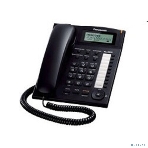 Телефон проводной Panasonic KX-TS2388RUB черный индикатор вызова,повторный набор последнего номера,4 уровня громкости звонка, фото5