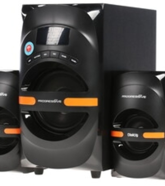 Акустическая система Dialog Progressive AP-210B BLACK 2.1, 30W+2*15W RMS, Bluetooth, USB+SD reader