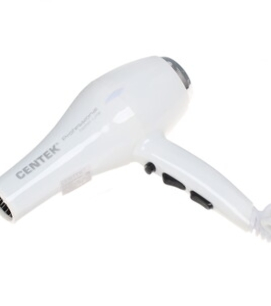 Фен Centek CT-2251 белый, 2100 Вт, ионизация