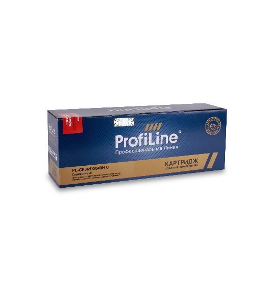 Картридж лазерный ProfiLine PL-CF361X/040H (№508X) для принтеров HP Color LaserJet M552/M552dn/M553/M553dn/M553n/M553x/M577/M577dn/M577f/M577c/Canon i-SENSYS LBP-710/LBP-712 Голубой 9500 копий