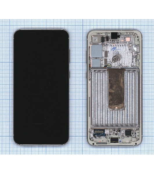 Дисплей для Samsung Galaxy S23 Plus 5G S916B в сборе с тачскрином ServicePack бежевый GH82-30476B