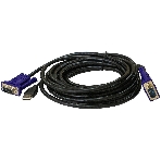 Кабель KVM ORIGO OKVMCU3/A1A с разъемами VGA и USB, 3 м, фото3