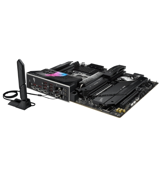 Материнская плата ASUS ROG STRIX X870E-E GAMING WIFI, AM5, AMD X870E, 4xDDR5, 4xSATA, 5xM.2, 1xPCI-E 5.0 x16, 1xPCI-E 4.0 x4, 1xHDMI, 1xUSB-C 3.2 Gen 2, 1xUSB-C 3.2 Gen 2x2, 2xUSB-C 4.0, 1x 5Gb LAN, 9xUSB-A 3.2 Gen 2, 2x3.5 мм, TOSLINK, 1xWi-Fi 7, ATX