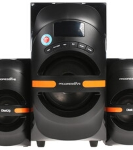 Акустическая система Dialog Progressive AP-210B BLACK 2.1, 30W+2*15W RMS, Bluetooth, USB+SD reader