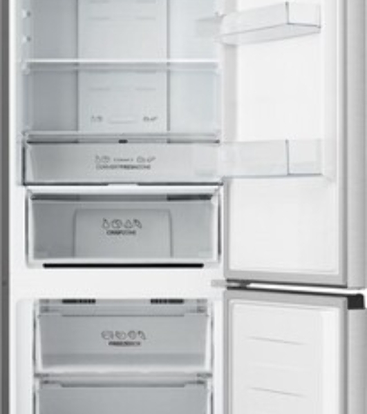 Холодильник Gorenje NRK620FAXL4 серый двухкамерный 238/86л морозилка снизу, No Frost