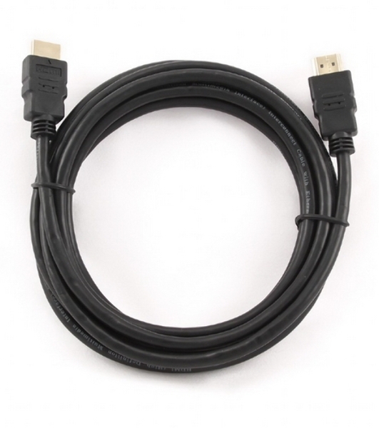 Кабель Cablexpert HDMI CC-HDMI4-15, 19M/19M, v2.0, медь, позол.разъемы, экран, 4.5м, черный, пакет