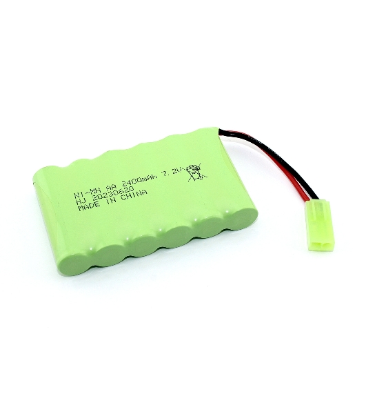 Аккумулятор Ni-Mh 7.2V 2400 mAh AA Flatpack разъем Tamiya