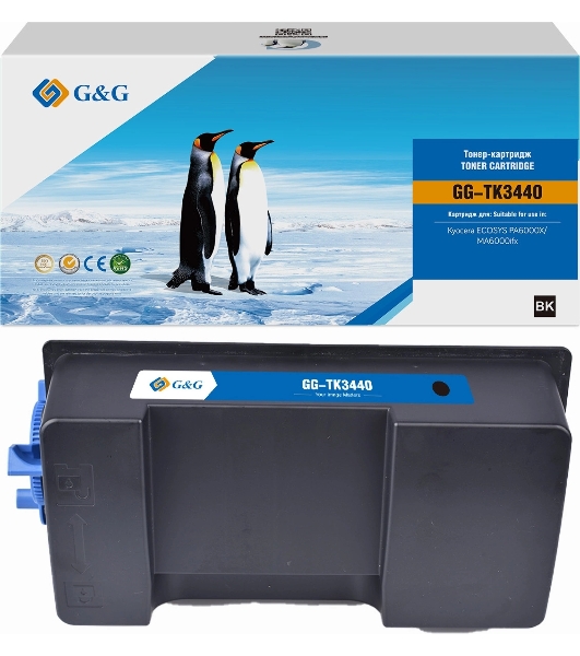 Картридж лазерный G&G GG-TK3440 TK-3440 черный (40000 стр.) для Kyocera ECOSYS PA6000X/MA6000ifx
