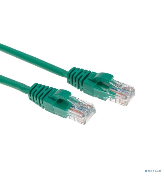 Патч-корд U/UTP Rexant cat.5e, RJ45-RJ45, 26AWG, ZH нг(А)-HF, зеленый, 1 м