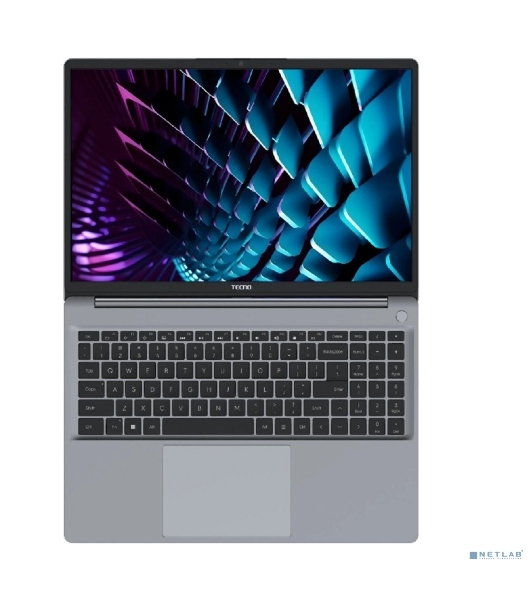 Ноутбук Tecno MegaBook K16SDA Ryzen 5 7430U 16Gb SSD 1Tb AMD Radeon Graphics 16' IPS WUXGA (1920x1200) Windows 11 Home grey WiFi BT Cam 6060mAh (71005000262)